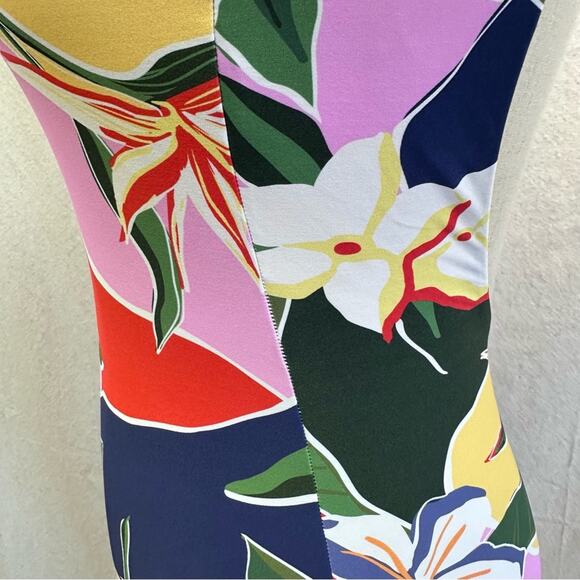 Onia Swim Rachel One Piece Swimsuit floral camo Size Small scoop back high cut - Picture 14 of 16